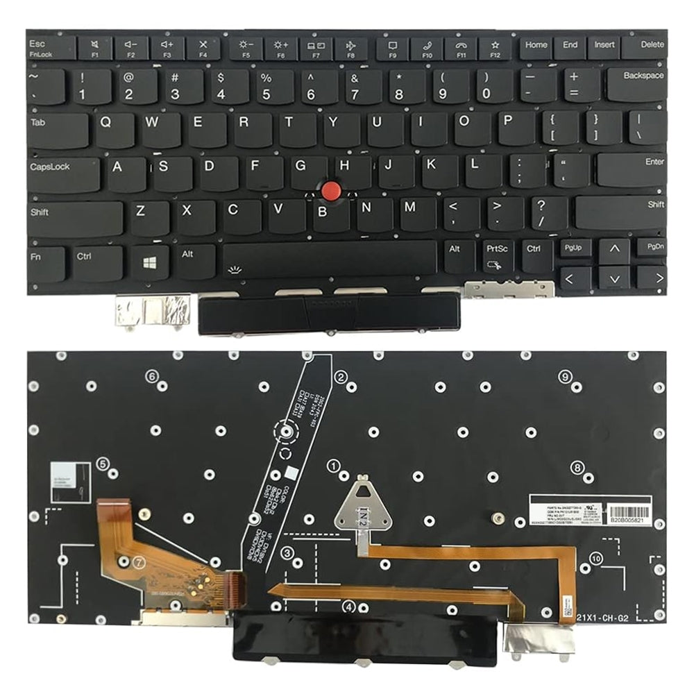 For Lenovo Thinkpad X1C / X1 Carbon 2021 US Version Lap Backlight Keyboard