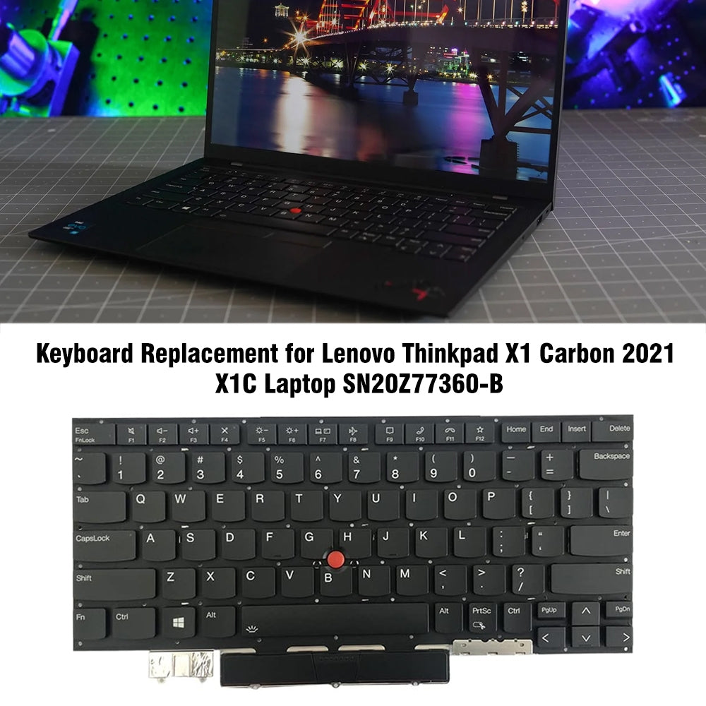 For Lenovo Thinkpad X1C / X1 Carbon 2021 US Version Lap Backlight Keyboard