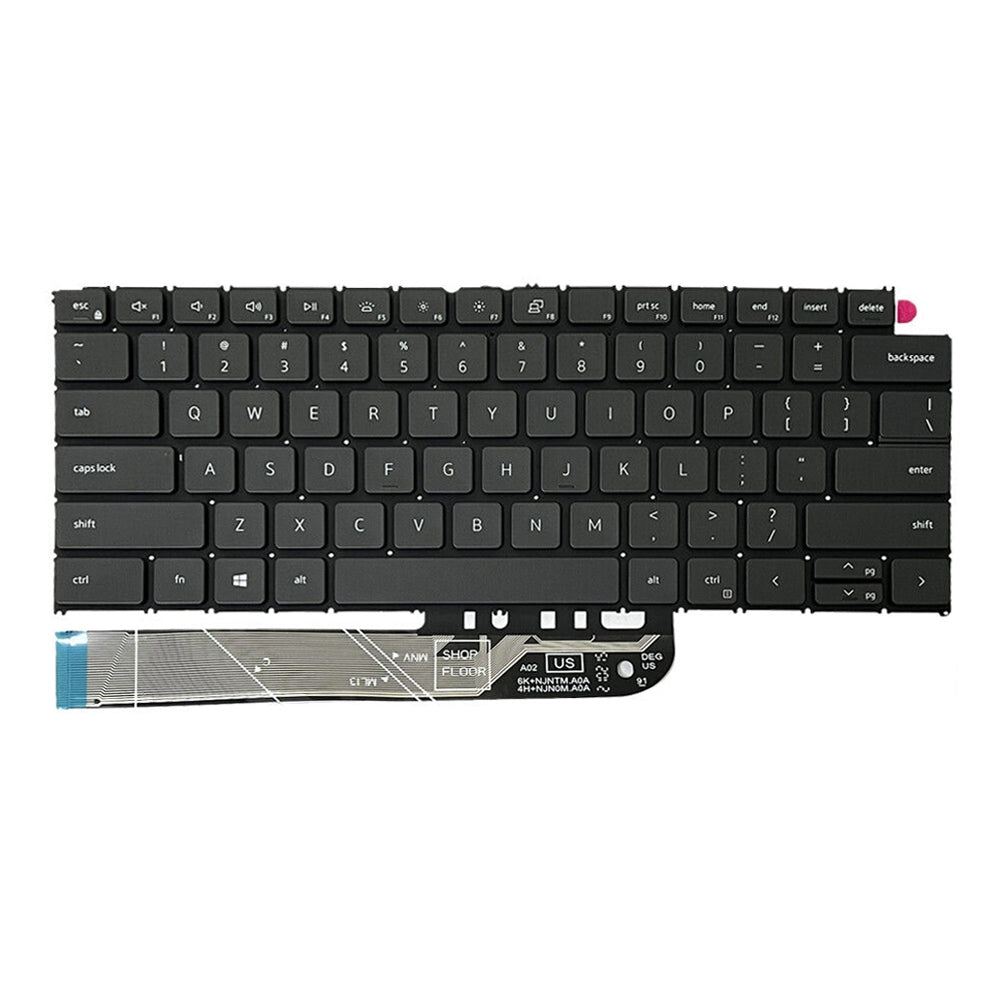 For Dell Vostro 5310 5320 5410 Latitude 3320 3420 US Version Backlight Lap Keyboard Black