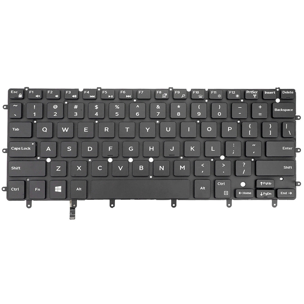 For Dell XPS 13 9343 13 9350 9360 US Version Backlight Lap Keyboard Black