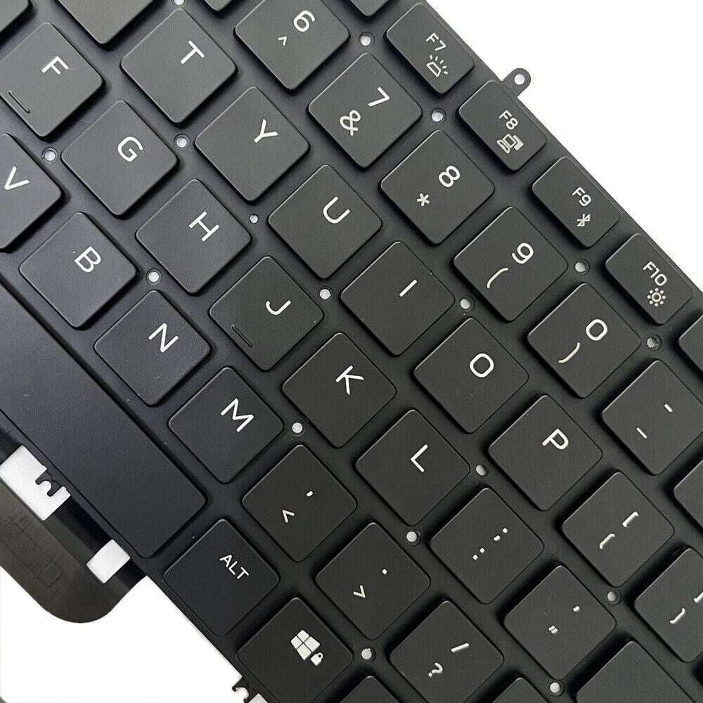 For Dell Alienware x15 R2 / R1 US Version Backlight Lap Keyboard Black