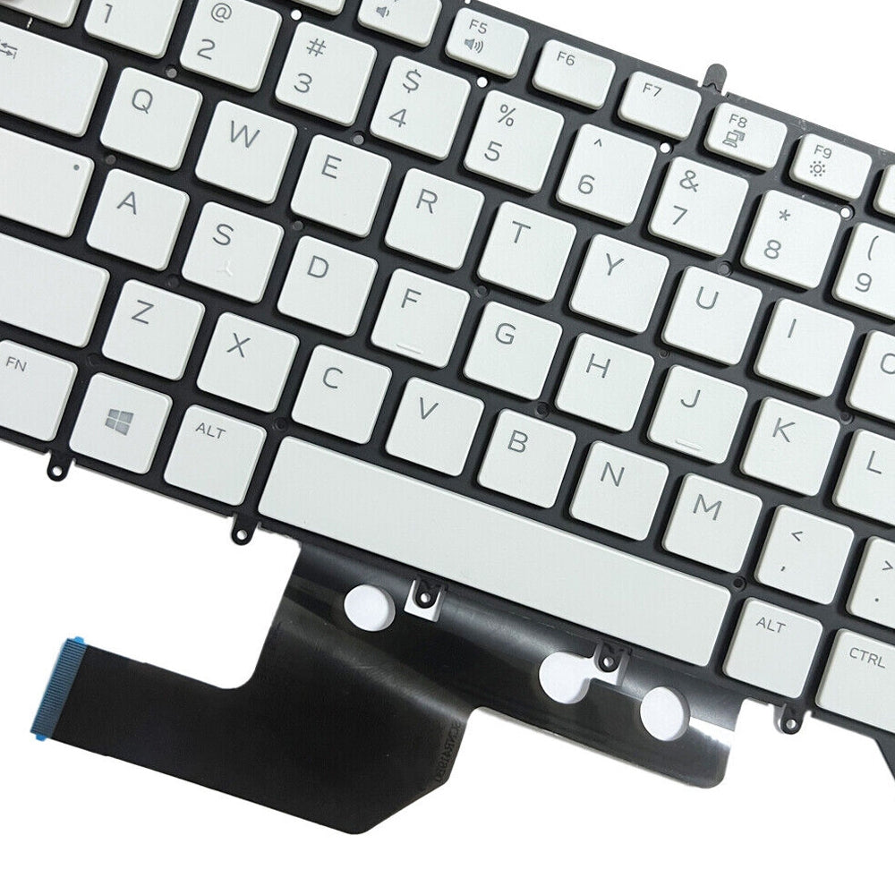 For Dell Alienware M15 / R3 / R4 US Version RGB Backlight Lap Keyboard White 0Y00RH