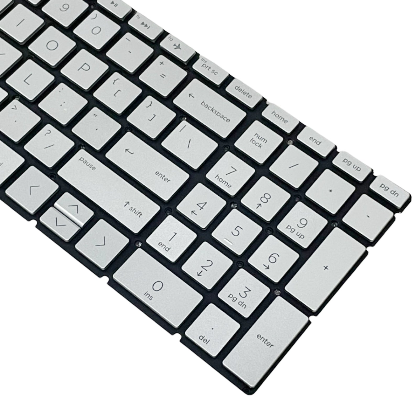 For HP 15m-DR / 15m-DS US Version Lap Backlight Keyboard Silver