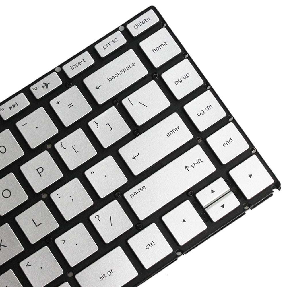For HP 14M-BA 14-BS US Version Lap Backlight Keyboard Silver