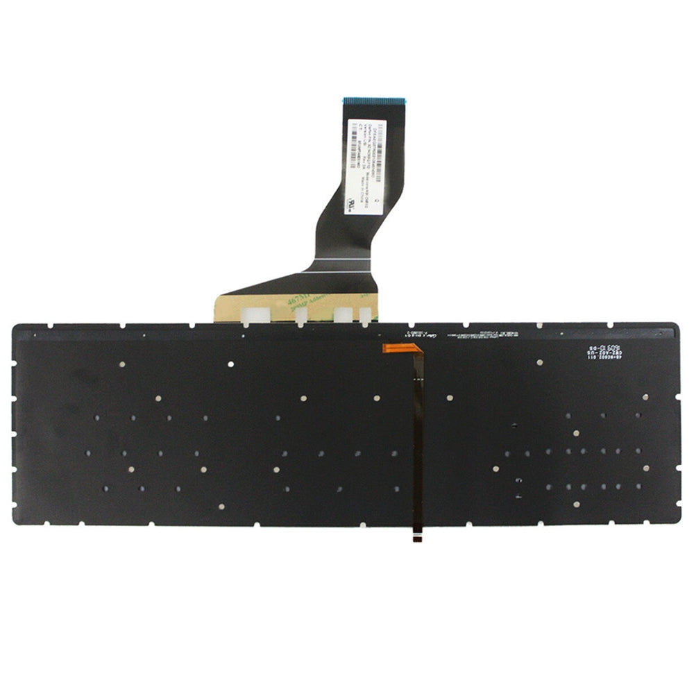 For HP 15-AB / 15-AK US Version Lap Backlight Keyboard Silver