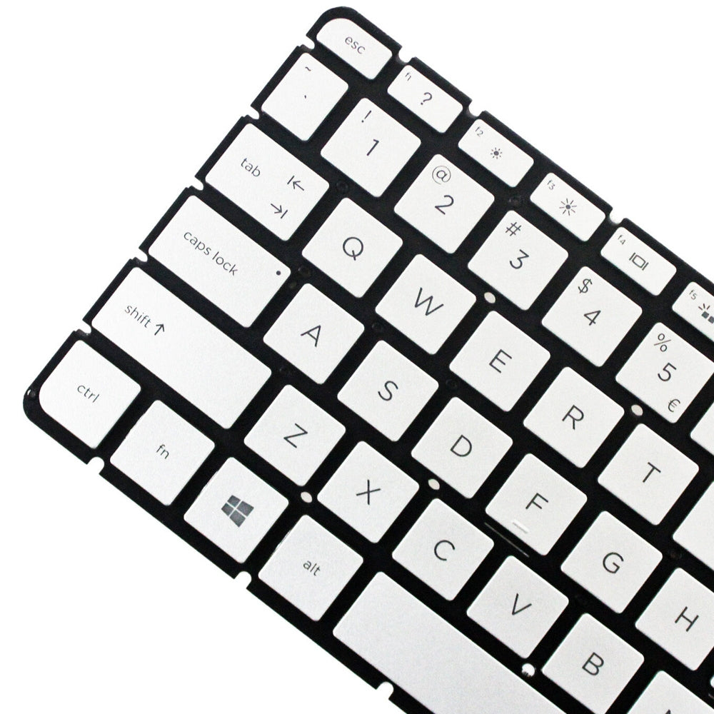 For HP 15-AB / 15-AK US Version Lap Backlight Keyboard Silver