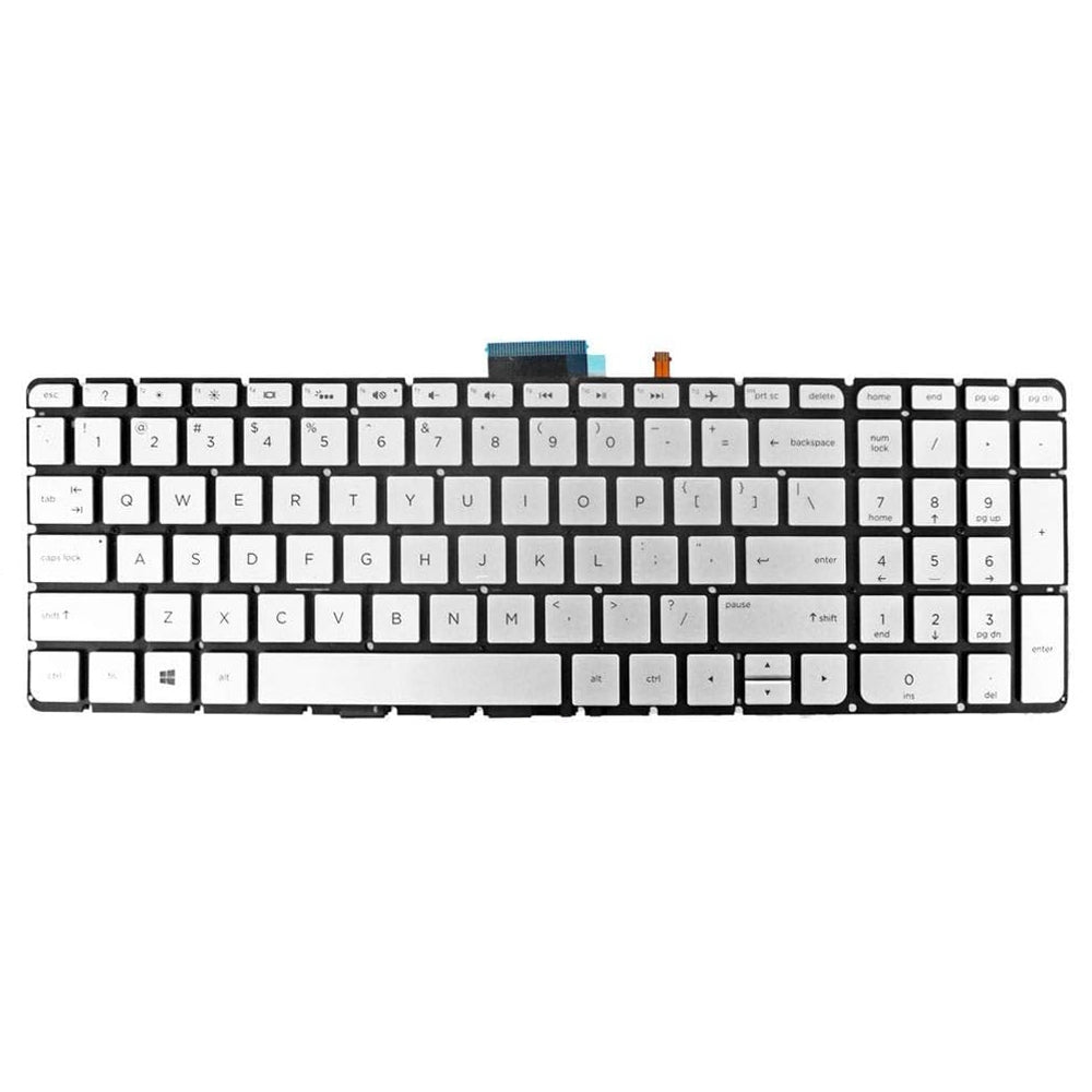 For HP M6-W US Version Lap Backlight Keyboard Silver