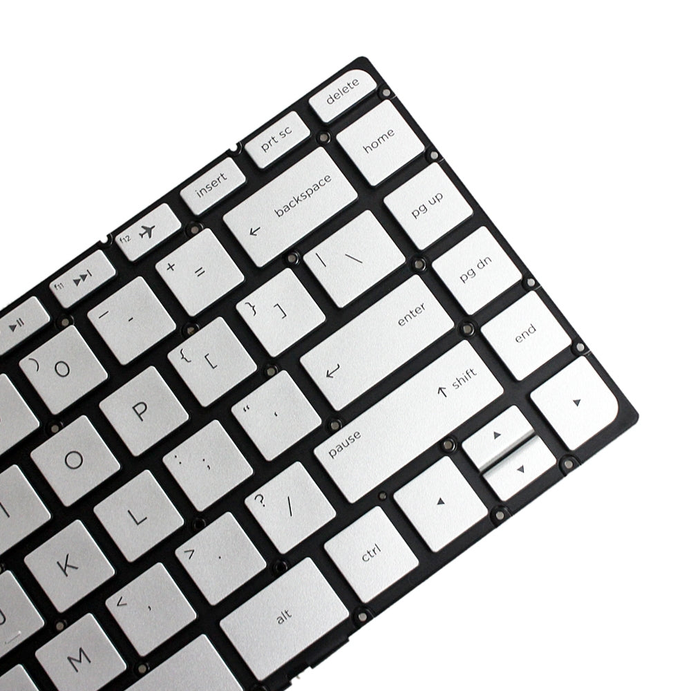 For HP Spectre 15-AP US Version Lap Backlight Keyboard Silver