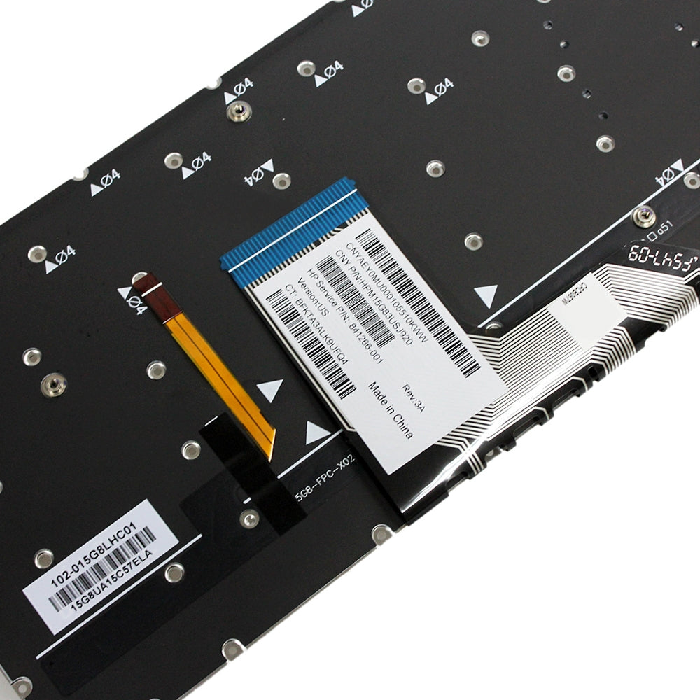 For HP Spectre 15-AP US Version Lap Backlight Keyboard Silver