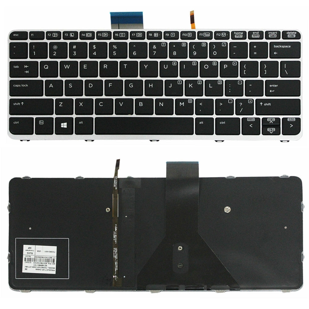 For HP book 1020 G1 US Version Lap Backlight Keyboard