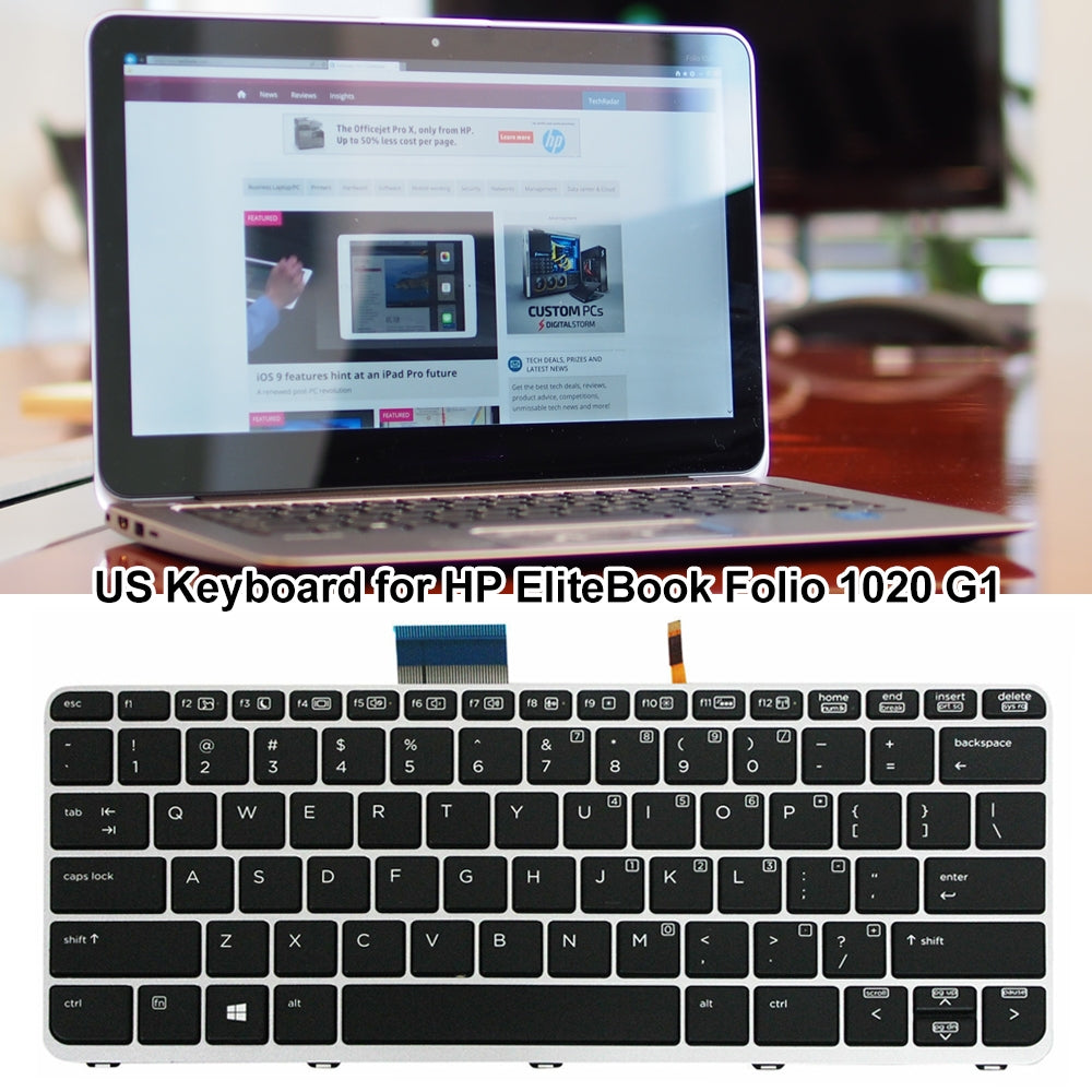 For HP book 1020 G1 US Version Lap Backlight Keyboard