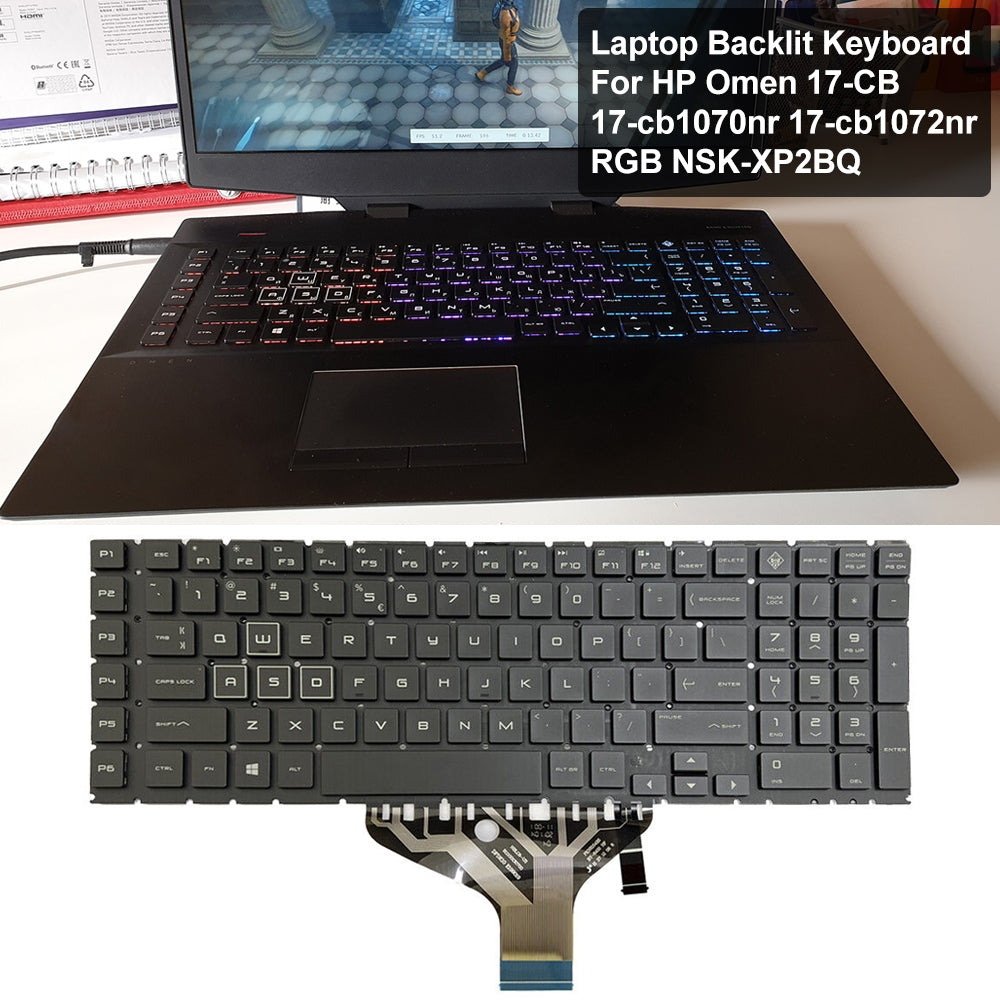 For HP Omen 17-CB US Version Lap Backlight Keyboard