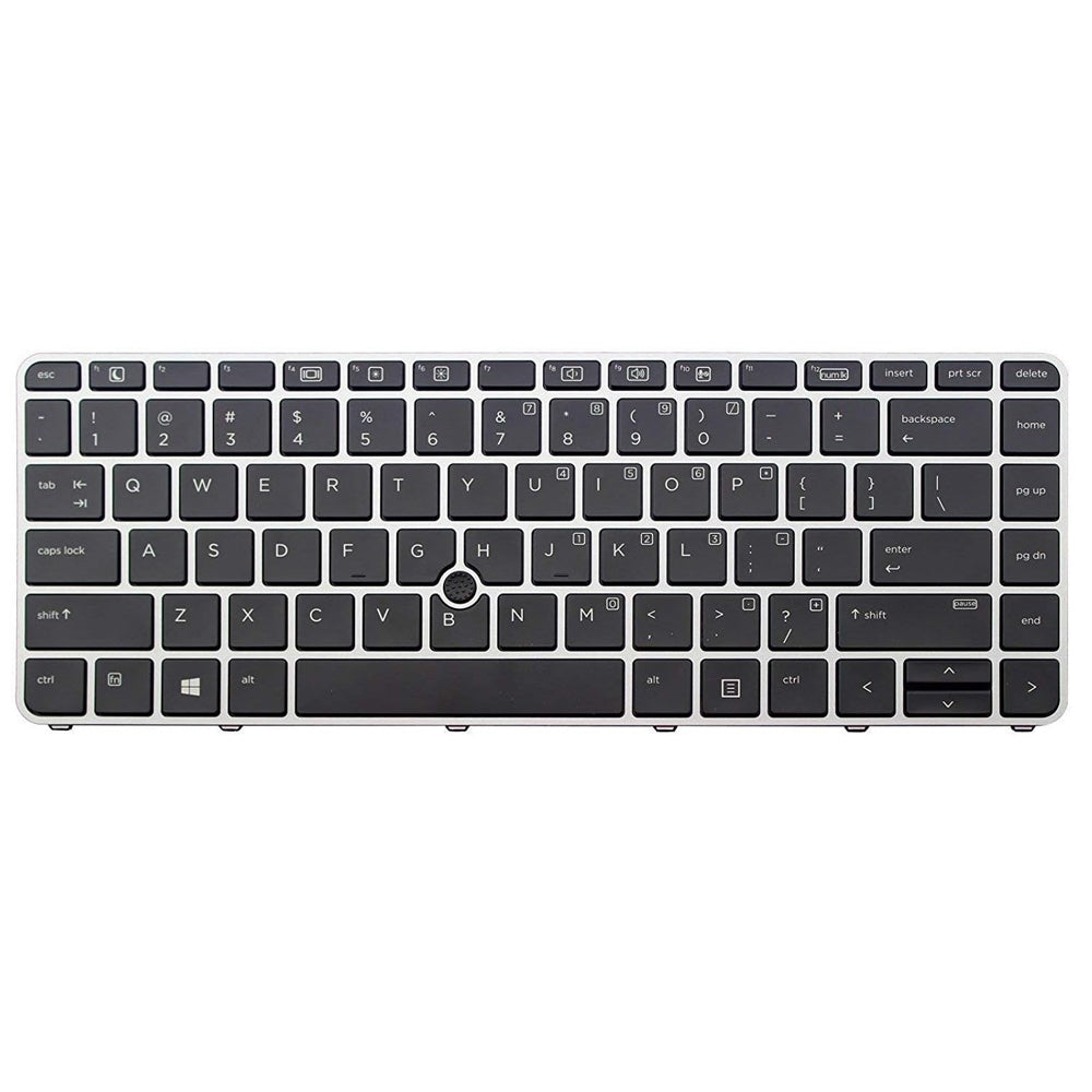 For HP Book 840 G3 Fingerless US Version Lap Backlight Keyboard