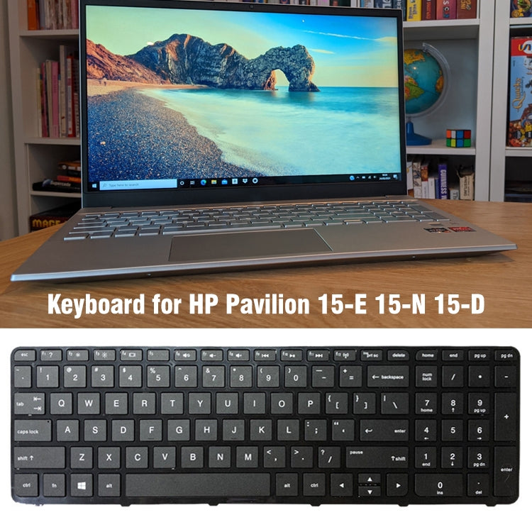 For HP 15-E / 15-N / 15-D Lap Keyboard with Frame