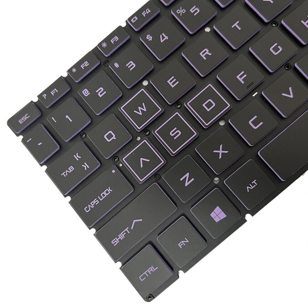 For HP Pavilion Gaming 15-DK US Version Lap Backlight Keyboard Purple