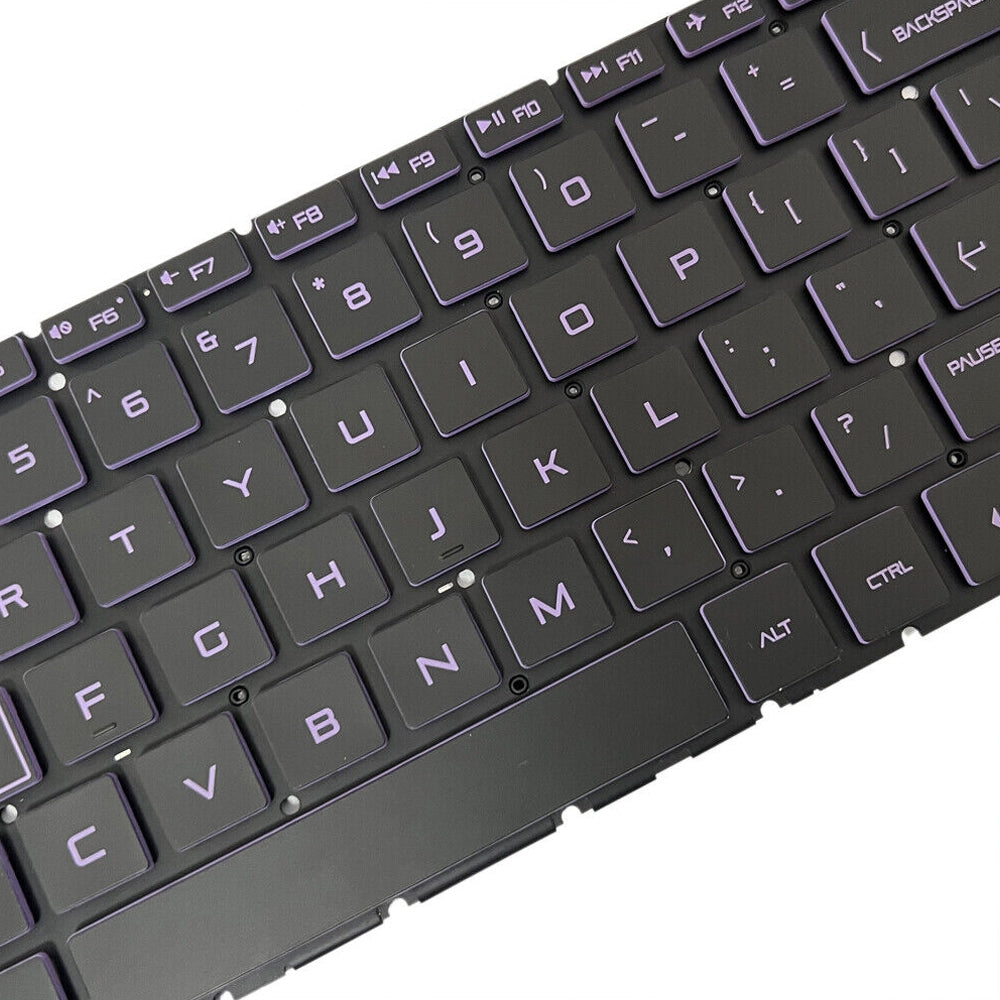 For HP Pavilion Gaming 15-DK US Version Lap Backlight Keyboard Purple