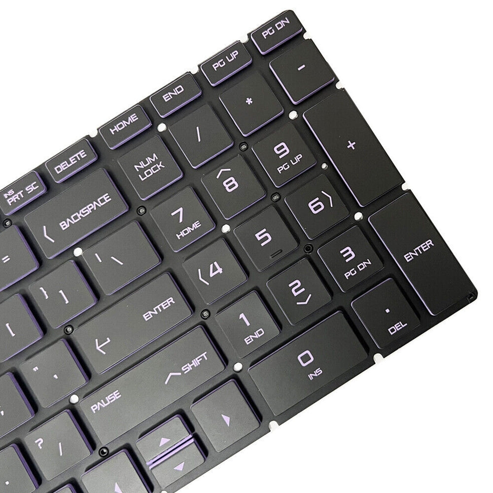 For HP Pavilion Gaming 15-DK US Version Lap Backlight Keyboard Purple