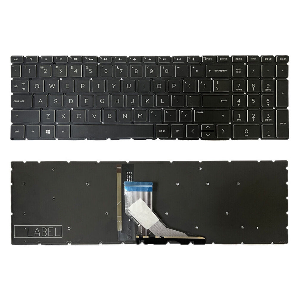 For HP Pavilion Gaming 15-DK Crystal Cap US Version Lap Backlight Keyboard