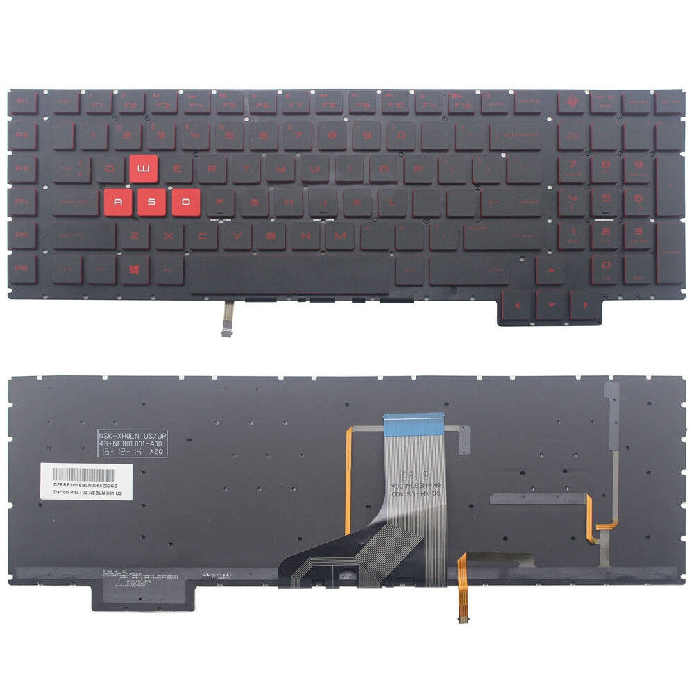 For HP Omen 17-AN / 17T-AN US Version Lap Backlight Keyboard