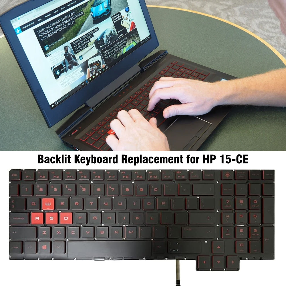 For HP 15-CE US Version Backlit Lap Keyboard