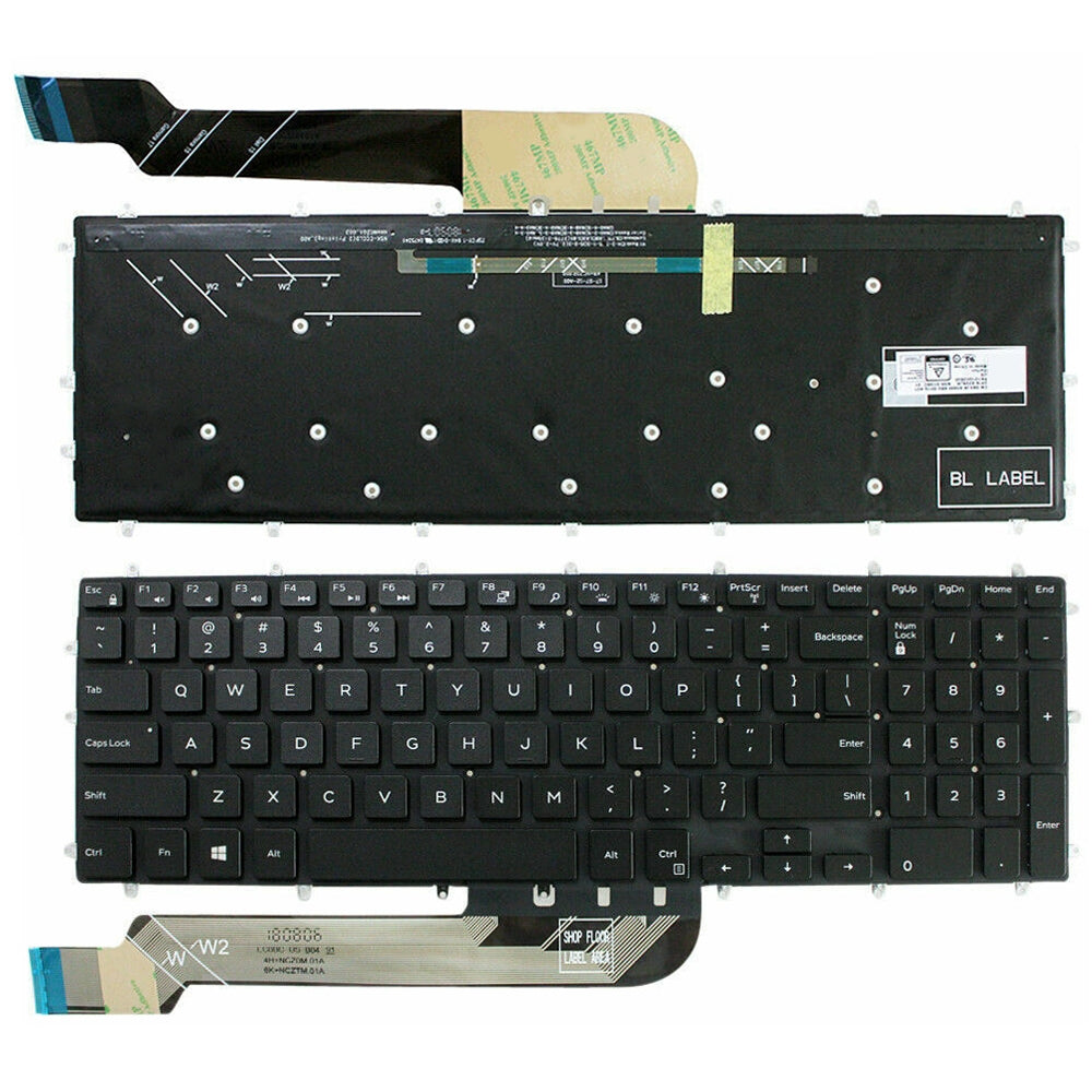 For Dell Inspiron 15-7566 / 17-7000 Series Lap Keyboard Black