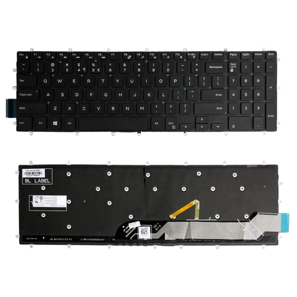 Backlight Lap Keyboard For Dell G3 3579 3779 / G5 5587 / G7 7588 White Word