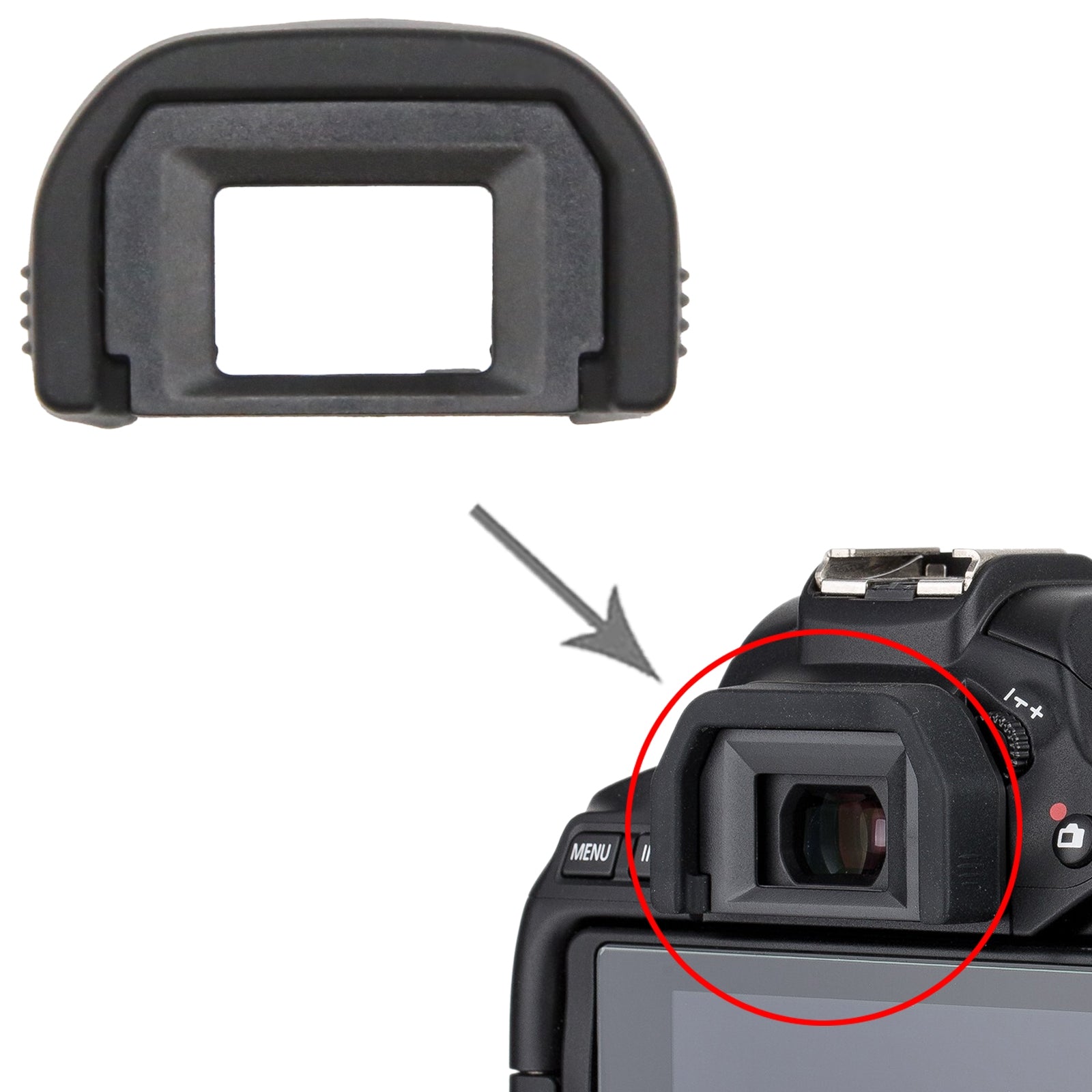 For Canon EOS 500D Camera Viewfinder / Eyepiece Eyecup