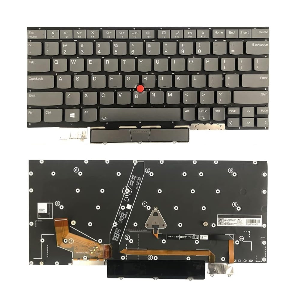 For Lenovo ThinkPad X1 Yoga 2021 Backlight Lap Keyboard