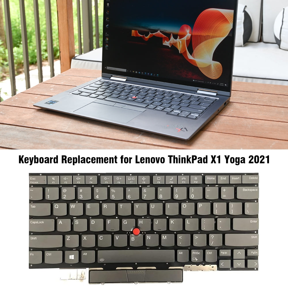 For Lenovo ThinkPad X1 Yoga 2021 Backlight Lap Keyboard