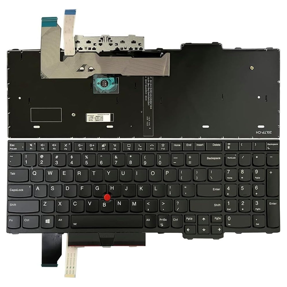 For Lenovo ThinkPad T15p Gen 1 20TN 20TM US Version Backlight Lap Keyboard