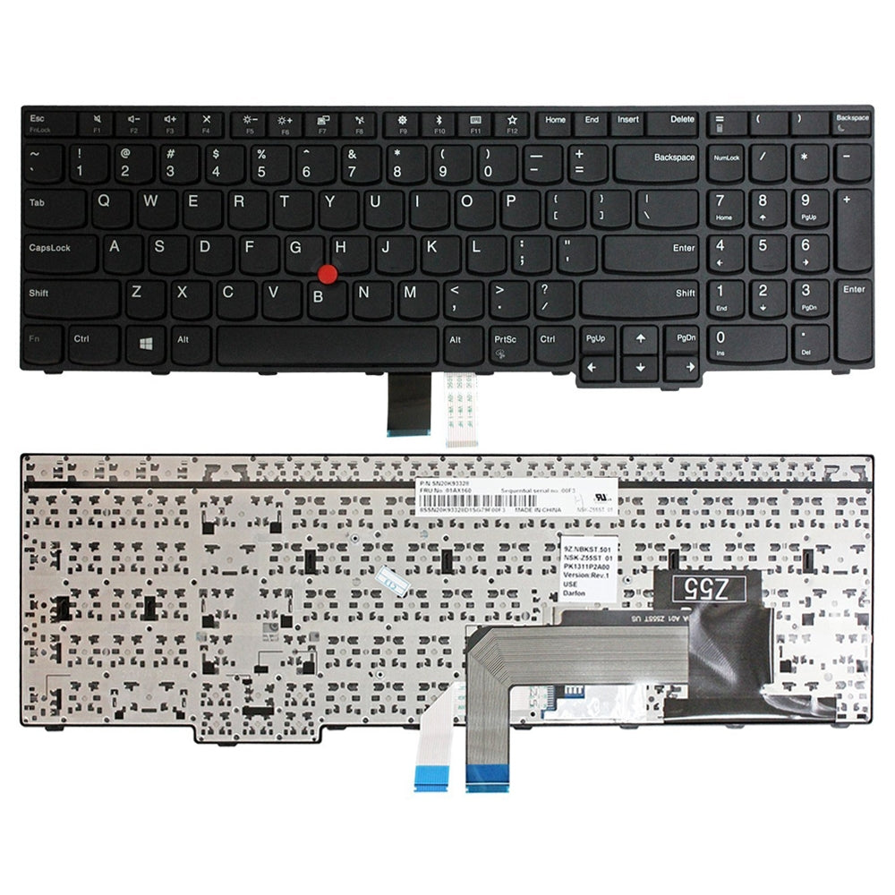 For Lenovo IBM ThinkPad E570 E575 US Version Lap Keyboard