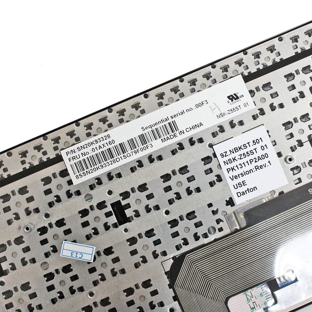 For Lenovo IBM ThinkPad E570 E575 US Version Lap Keyboard
