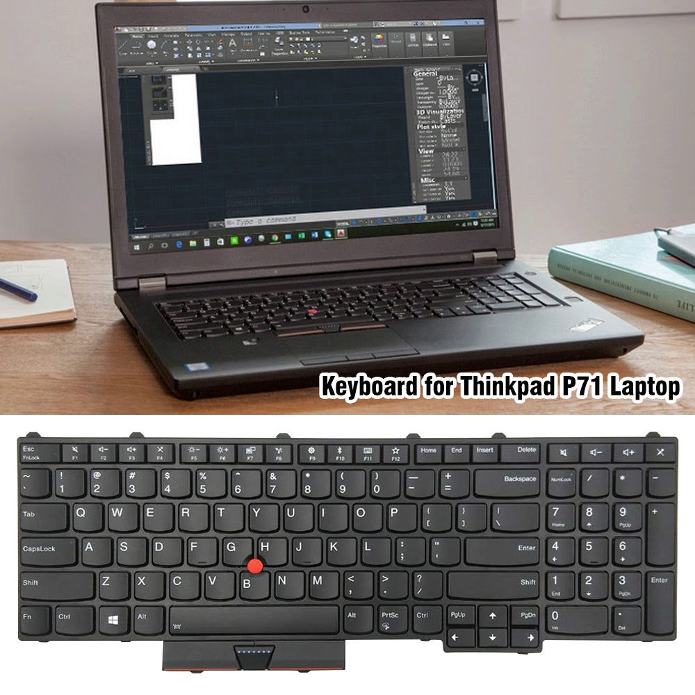 For Lenovo ThinkPad P50 P51 P70 P71 US Version Backlight Lap Keyboard with Pointing