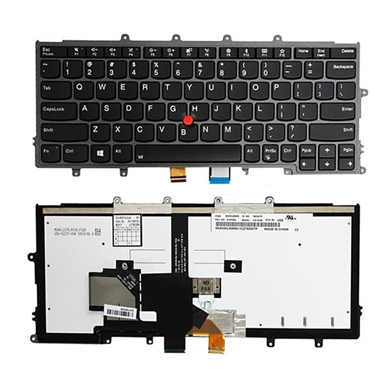 For Lenovo X270 US Version Backlight Lap Keyboard with Pointing