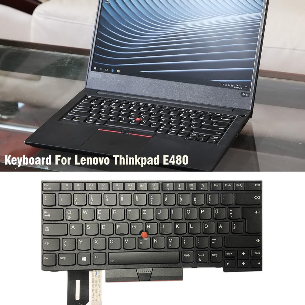 For Lenovo Thinkpad E480 E485 T480s L480 German Version Lap Keyboard