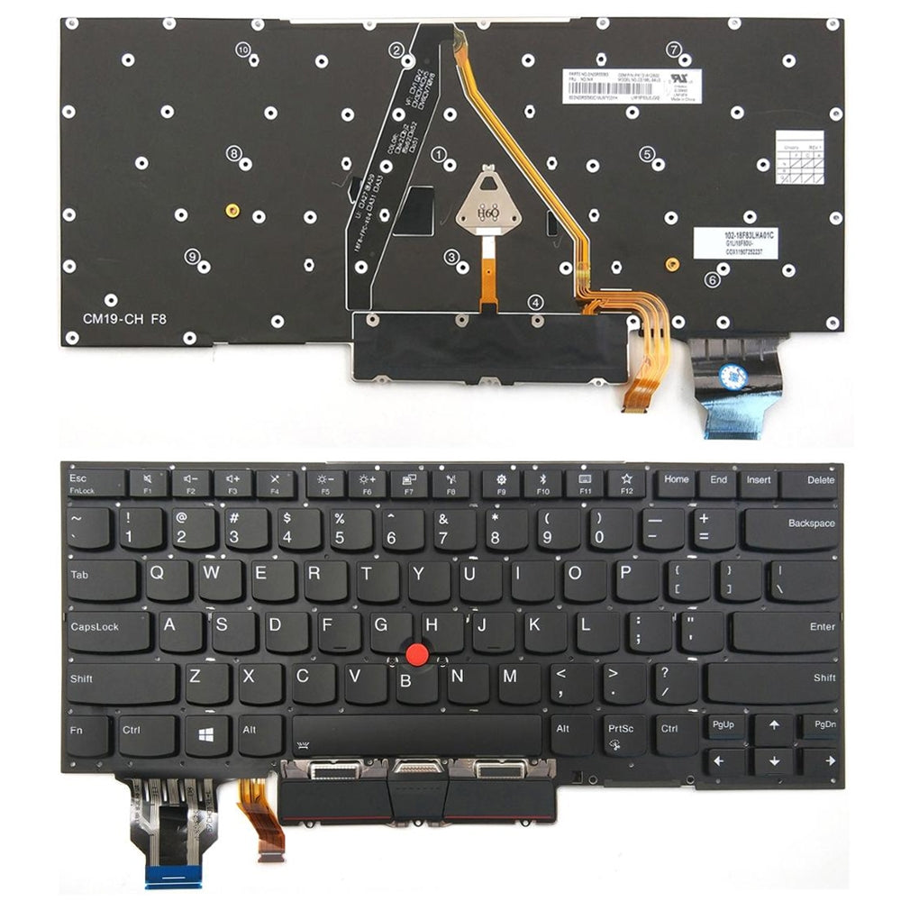 For Lenovo Thinkpad X1 Carbon 8th Gen 2020 US Version Backlight Lap Keyboard