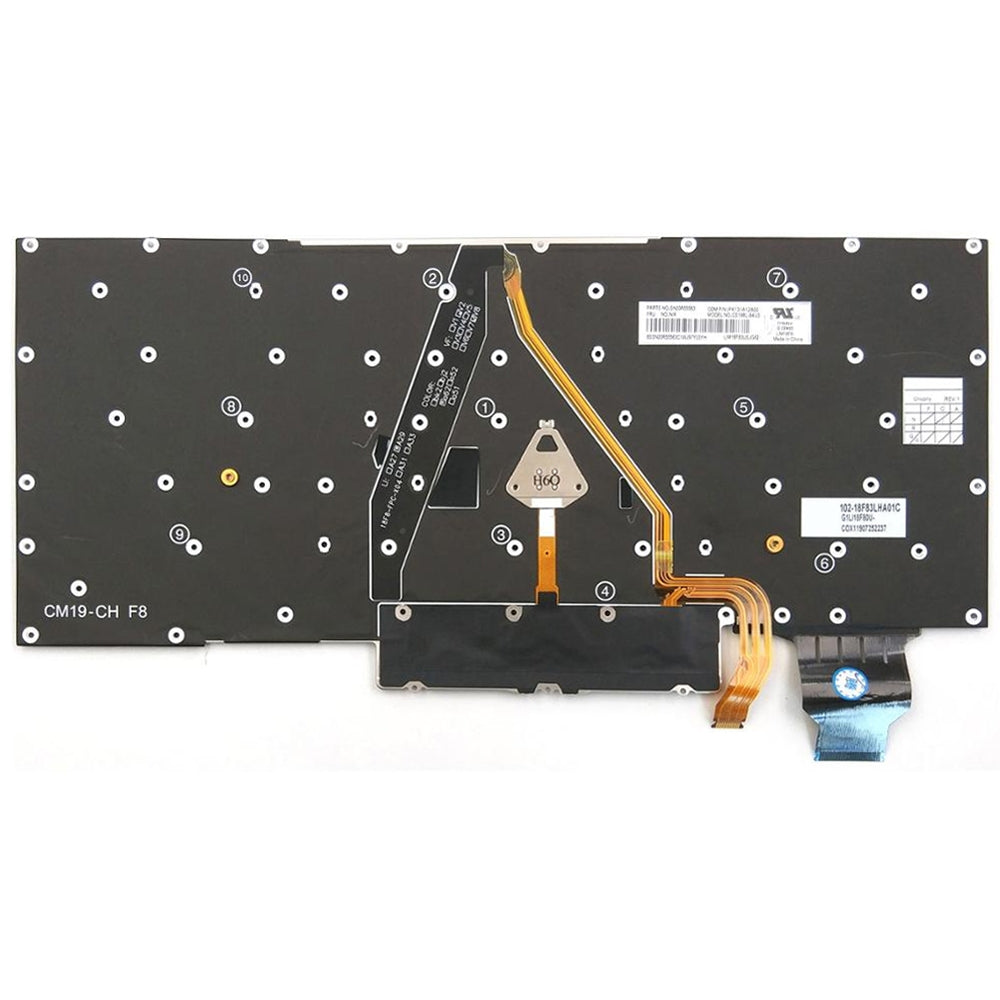 For Lenovo Thinkpad X1 Carbon 8th Gen 2020 US Version Backlight Lap Keyboard