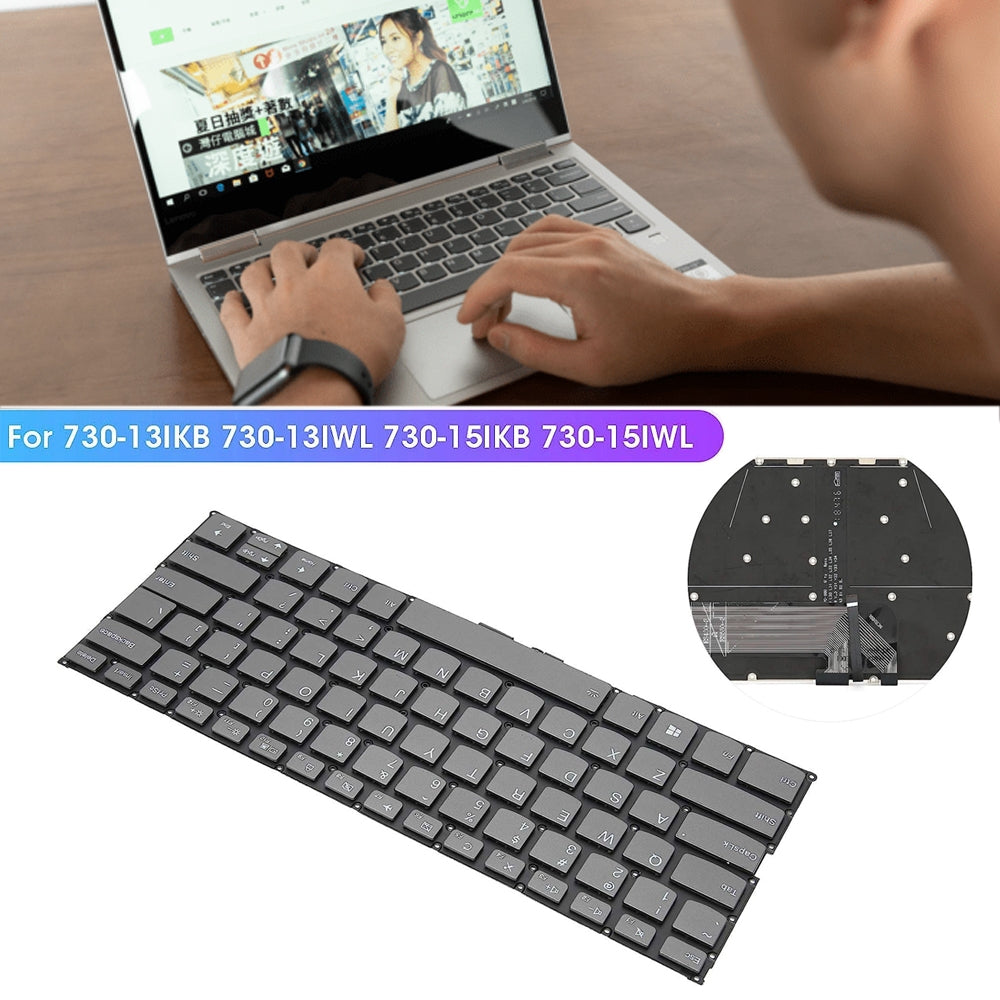 For Lenovo Yoga 730-13IKB / 730-13IWL US Version Backlight Lap Keyboard