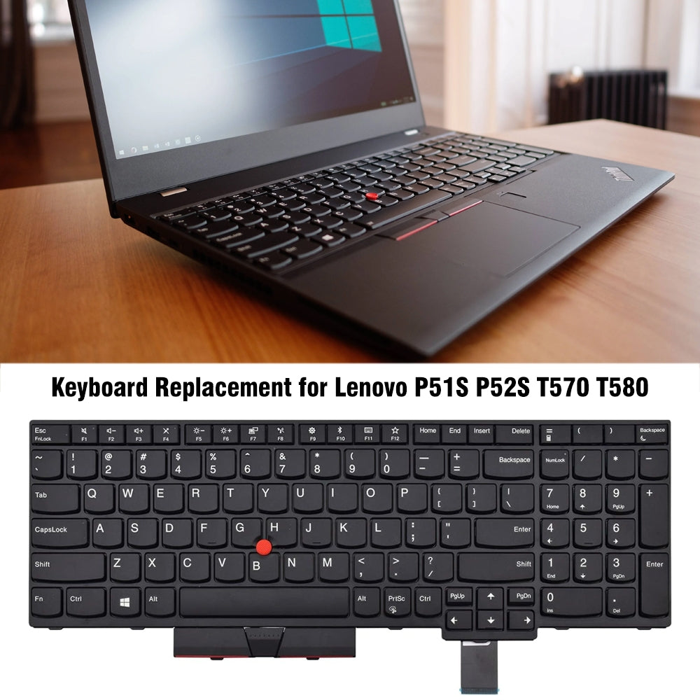 For Lenovo P51S P52S T570 T580 US Version Backlight Lap Keyboard