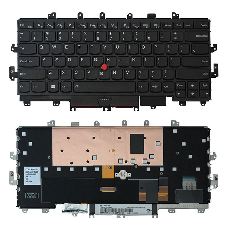 For Lenovo IBM ThinkPad X1 / Yoga X1C 4th US Version Backlight Lap Keyboard