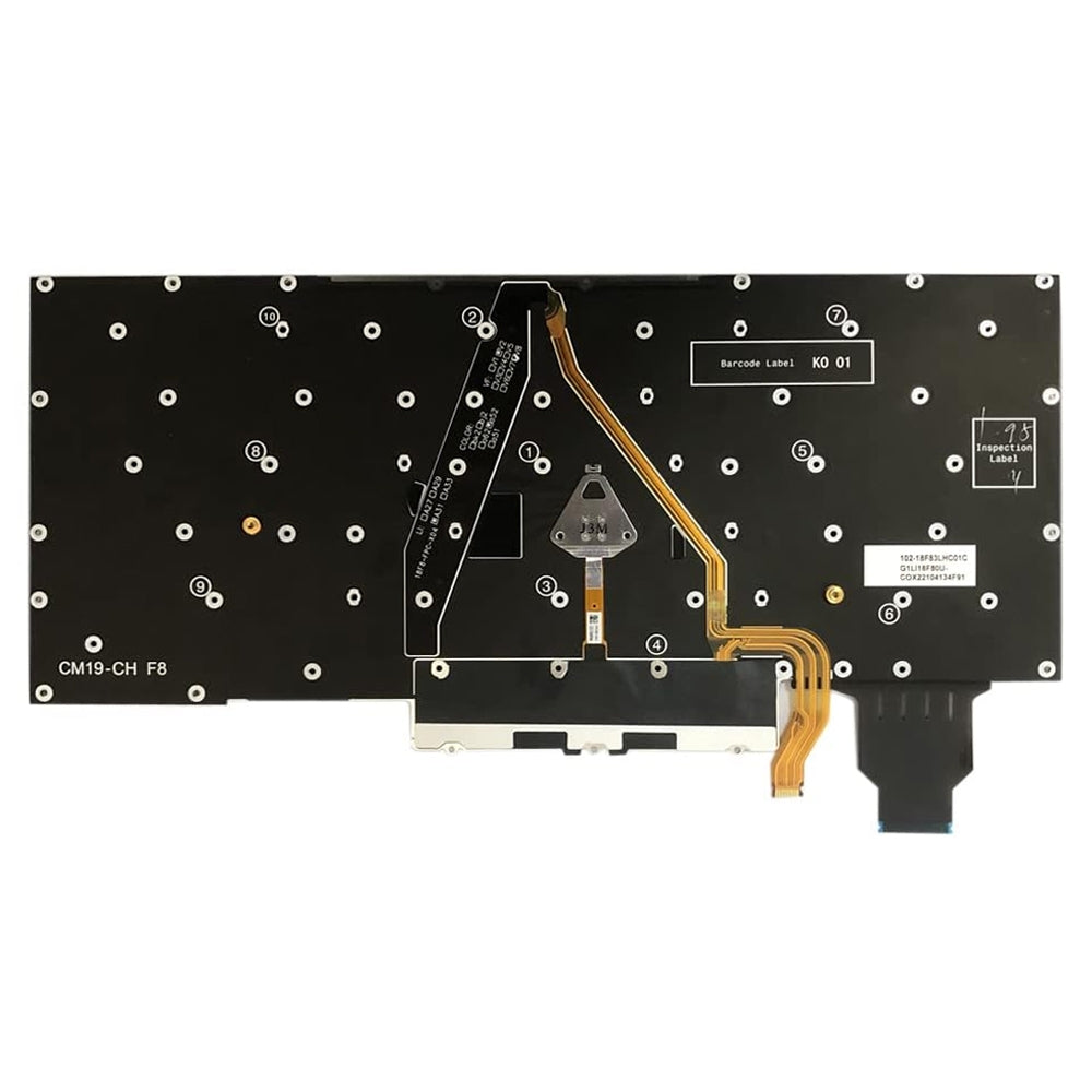 For Lenovo ThinkPad 2019 2020 X1 Carbon US Version Backlight Lap Keyboard