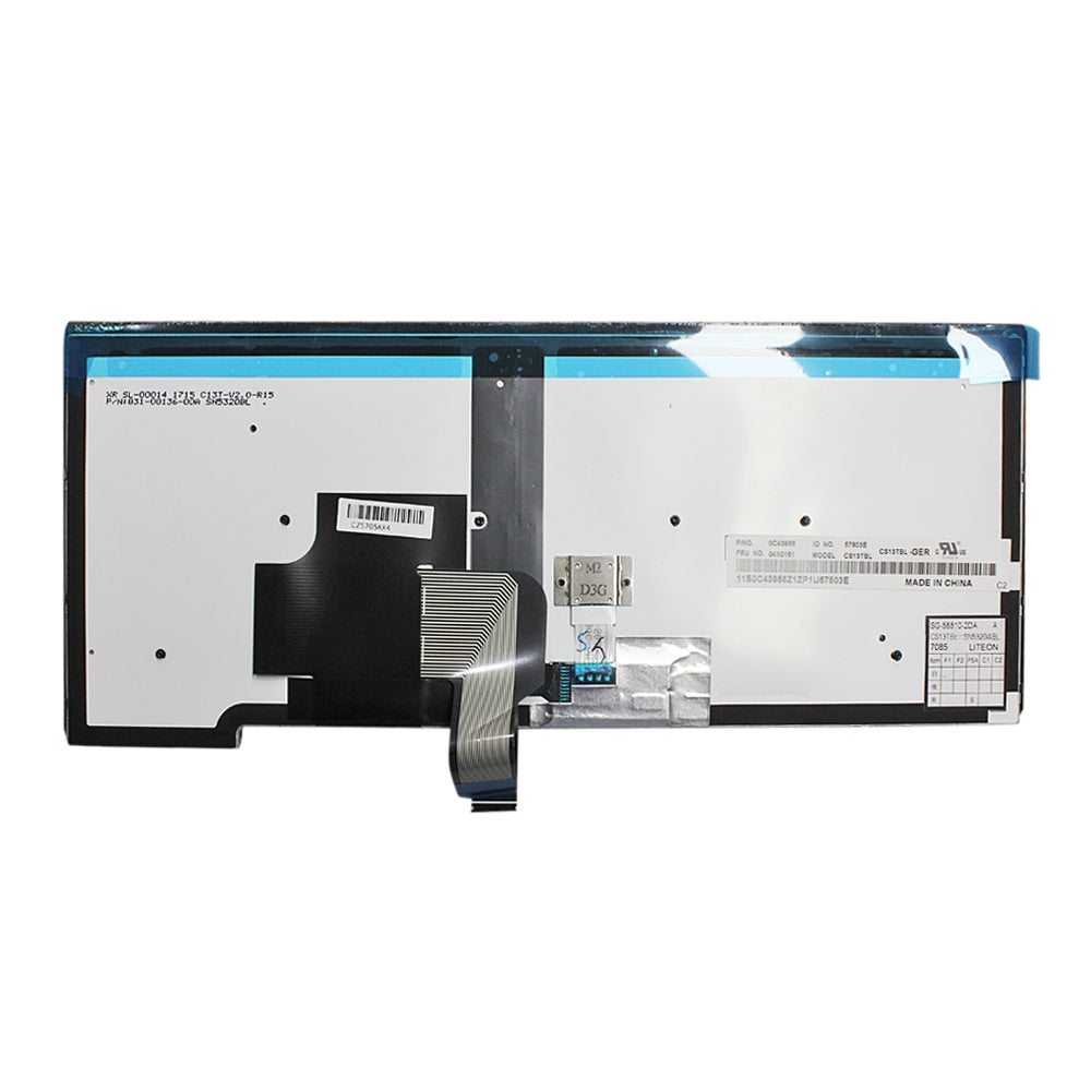 For Lenovo ThinkPad T440 T440P T440S German Version White Back Backlight Lap Keyboard