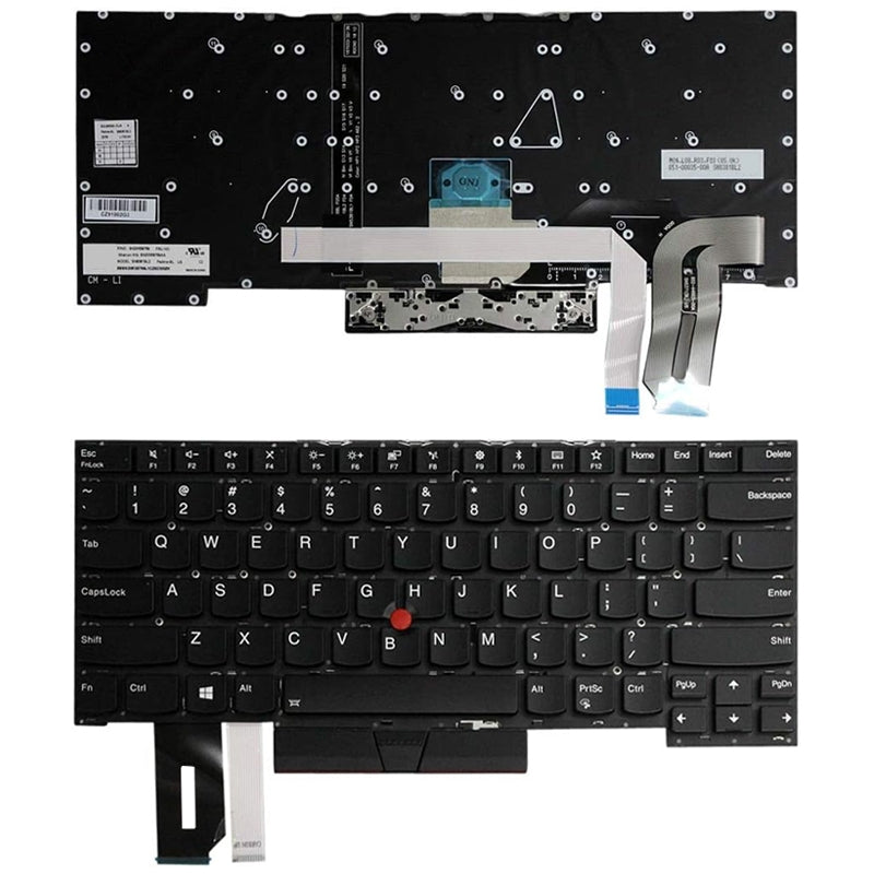 For Lenovo ThinkPad P1 X1 Extreme X1 English Enter Key Backlight Lap Keyboard