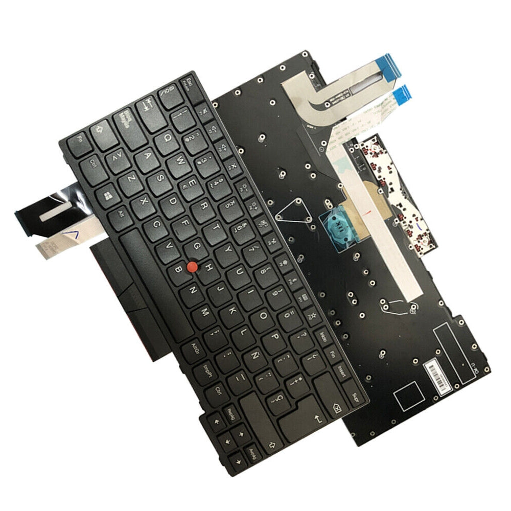 For Lenovo ThinkPad E480 / E495 / L480 Spanish Version Backlight Lap Keyboard