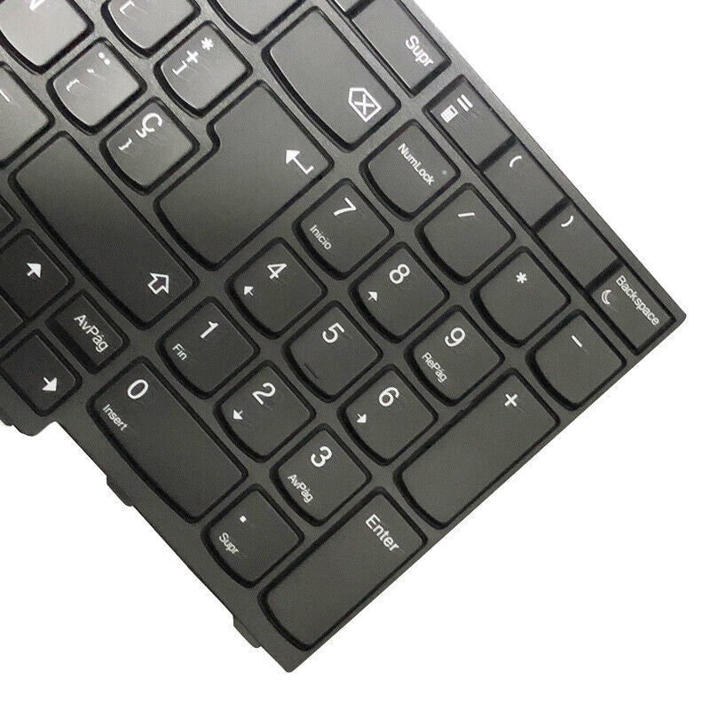 For Lenovo ThinkPad E580 / L580 / E585 Spanish Version Backlight Lap Keyboard