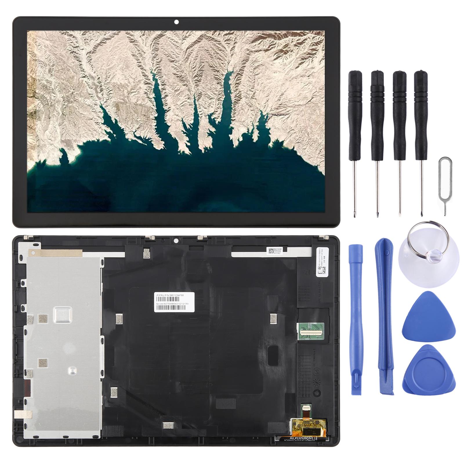 For Lenovo 10e Chromebook Tablet LCD Screen Digitizer Full Assembly with Frame
