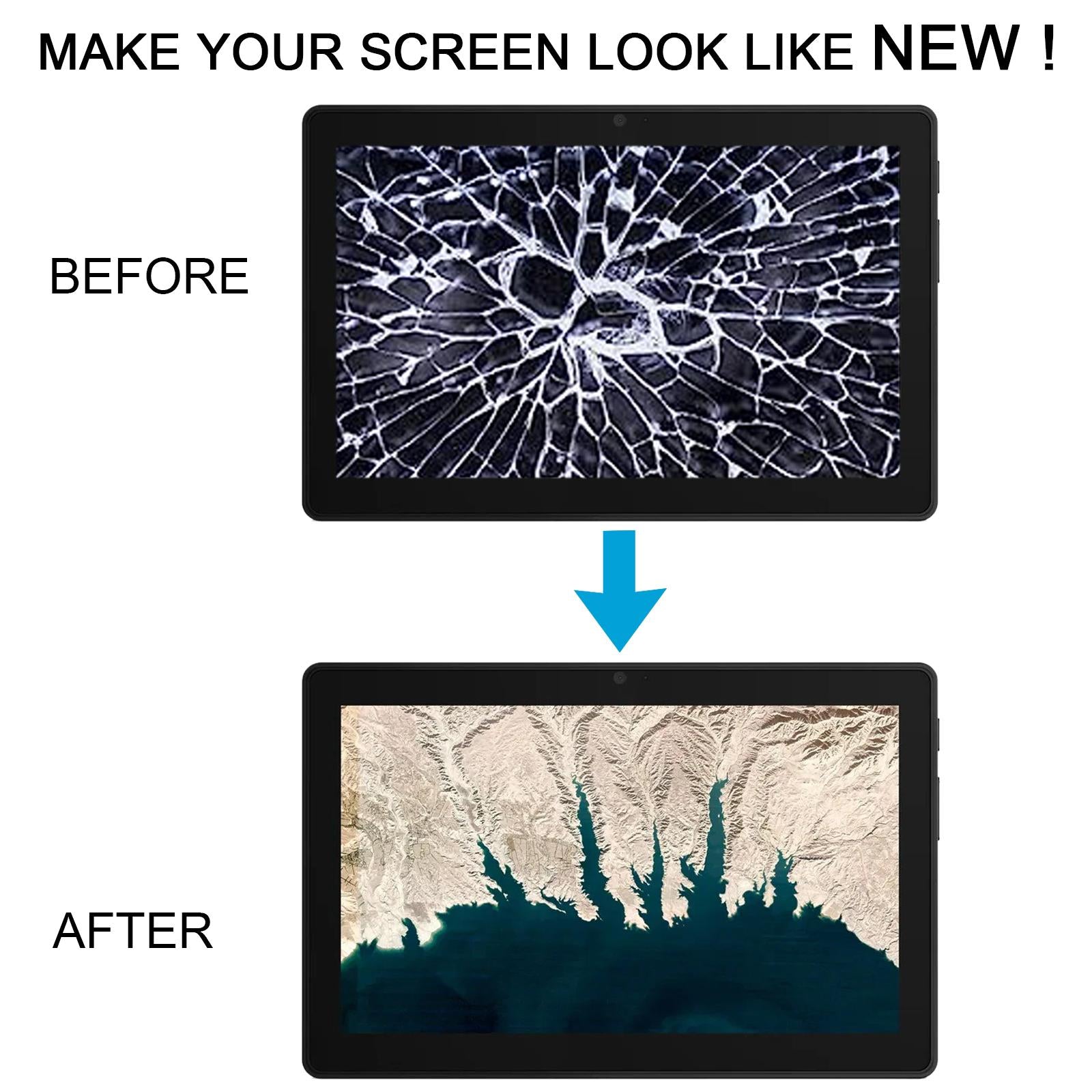 For Lenovo 10e Chromebook Tablet LCD Screen Digitizer Full Assembly with Frame