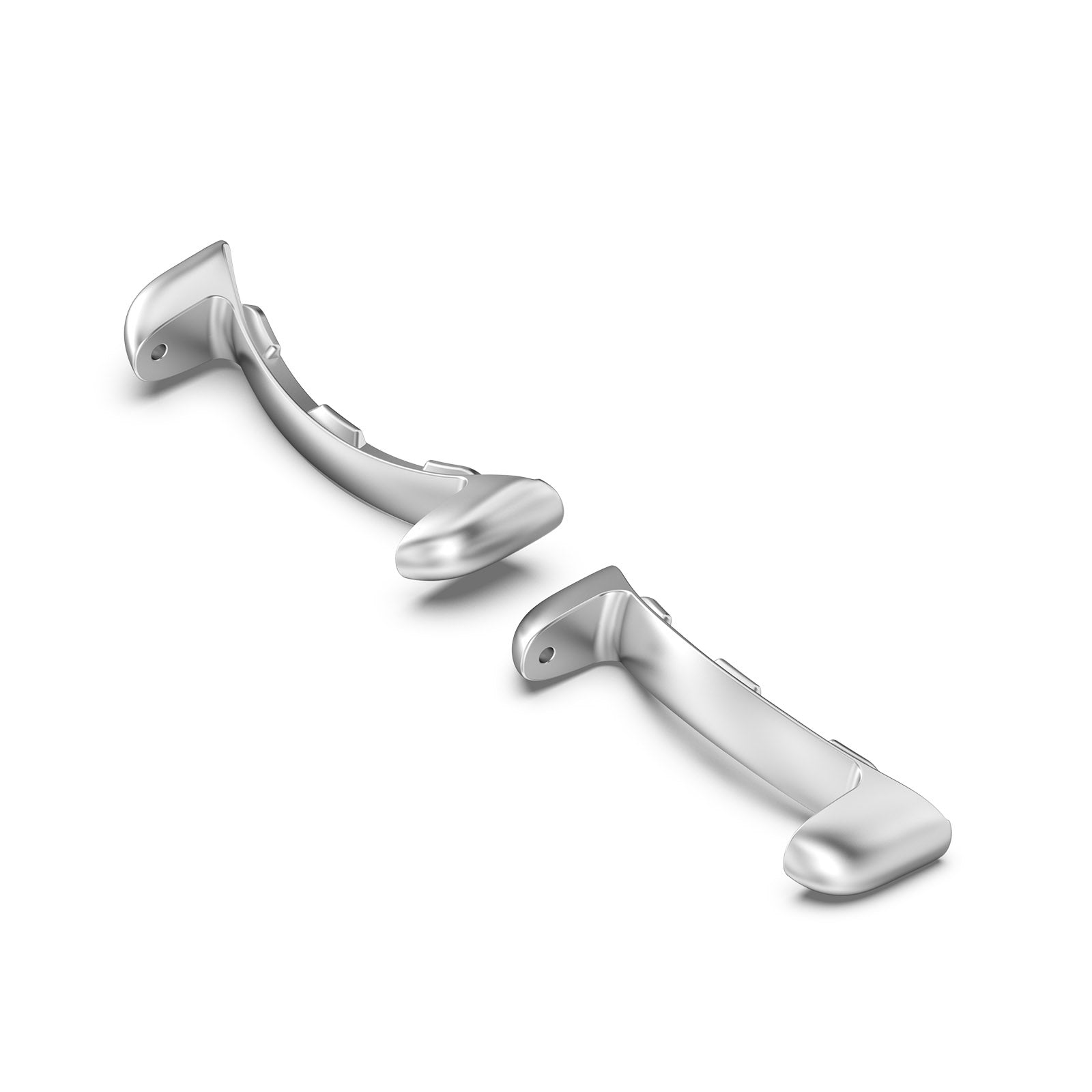 For Google Pixel Watch 2 1 Pair Stainless Steel Metal Watch Band Connector Silver