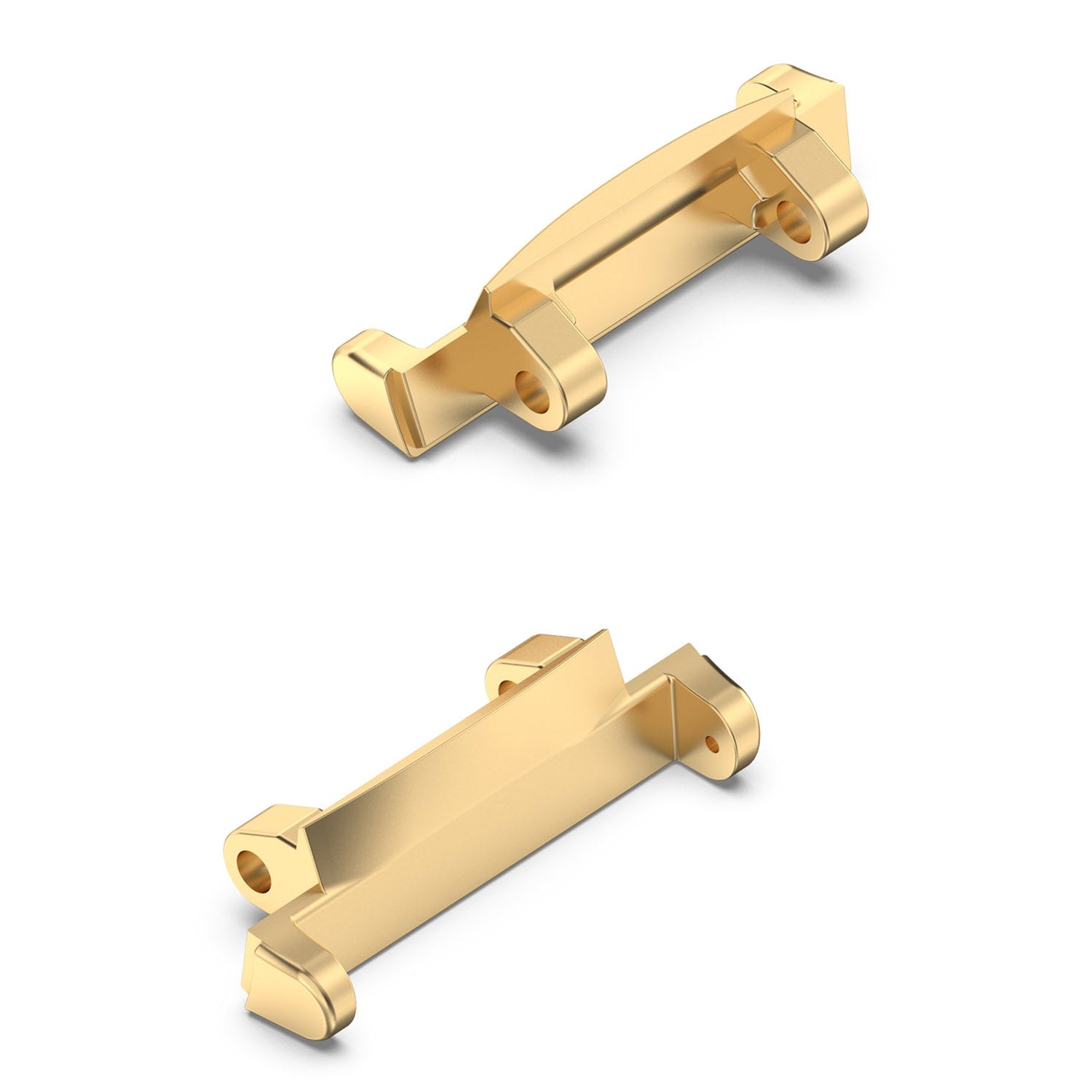 For Amazfit Active Edge A2212 1 Pair Metal Watch Band Connectors Gold