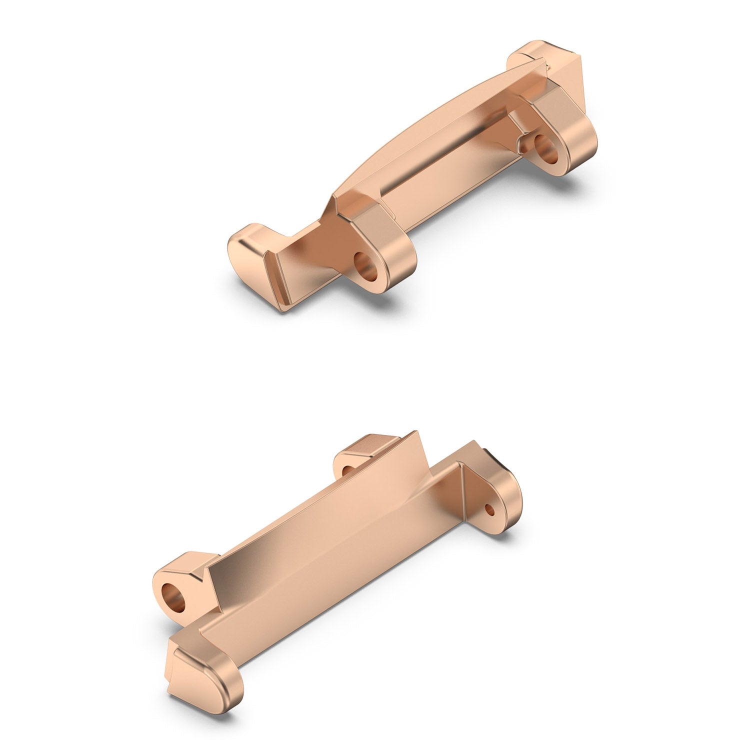 For Amazfit Active Edge A2212 1 Pair Metal Watch Band Connectors Rose Gold